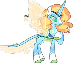 Size: 2696x2316 | Tagged: safe, artist:kurosawakuro, imported from derpibooru, oc, changepony, hybrid, female, high res, interspecies offspring, offspring, parent:princess luna, parent:thorax, parents:thuna, simple background, solo, transparent background