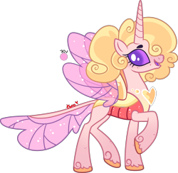 Size: 3876x3781 | Tagged: safe, artist:kurosawakuro, imported from derpibooru, oc, changepony, hybrid, base used, female, high res, offspring, parent:princess cadance, parent:thorax, simple background, solo, transparent background