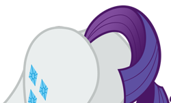 Size: 2771x1671 | Tagged: safe, imported from derpibooru, rarity, pony, unicorn, butt, face down ass up, plot, rearity, simple background, solo, transparent background