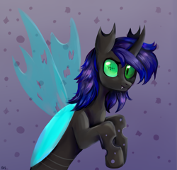 Size: 2501x2400 | Tagged: safe, artist:ske, imported from derpibooru, oc, oc only, oc:ashel, changeling, pony, high res, solo