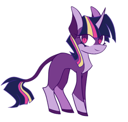 Size: 400x380 | Tagged: safe, artist:s-grunge, imported from derpibooru, part of a set, twilight sparkle, pony, unicorn, female, redesign, simple background, solo, transparent background