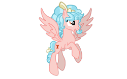 Size: 1920x1200 | Tagged: safe, artist:naturajellyfish, imported from derpibooru, cozy glow, pegasus, pony, bow, cozy glow's bow, female, flying, hair bow, looking up, mare, older, older cozy glow, open mouth, open smile, reformed, simple background, smiling, solo, spread wings, transparent background, wings
