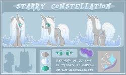 Size: 1280x769 | Tagged: safe, artist:plinckyctt, imported from derpibooru, oc, oc only, pony, unicorn, female, hair over one eye, horn, mare, reference sheet, unicorn oc