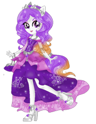 Size: 478x620 | Tagged: safe, artist:gihhbloonde, imported from derpibooru, oc, oc only, equestria girls, base used, clothes, dress, eyelashes, female, high heels, jewelry, shoes, simple background, solo, tiara, transparent background