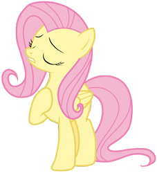 Size: 7000x7700 | Tagged: safe, artist:tardifice, imported from derpibooru, fluttershy, pegasus, pony, fluttershy leans in, season 7, absurd resolution, eyes closed, female, hoof on chest, mare, simple background, solo, transparent background, vector