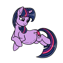 Size: 2048x2048 | Tagged: safe, artist:melspyrose, edit, editor:unofficial edits thread, imported from ponybooru, twilight sparkle, unicorn, cute, female, linea nigra, mare, outline, preglight sparkle, pregnant, prone, simple background, solo, transparent background, unicorn twilight