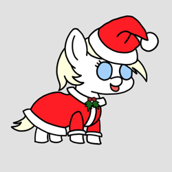 Size: 474x474 | Tagged: artist needed, source needed, safe, imported from ponybooru, oc, oc only, oc:aryanne, cute, female, gray background, mare, nazi, padoru, simple background, solo