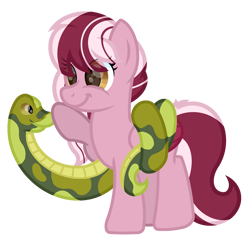 Size: 2145x2068 | Tagged: safe, artist:ponkus, imported from derpibooru, oc, oc:dusty ember, pegasus, pony, snake, boop, cute, female, high res, mare, simple background, transparent background