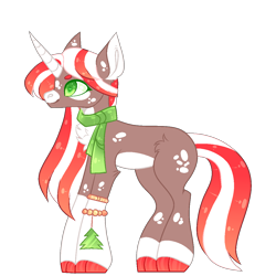 Size: 1152x1152 | Tagged: safe, artist:lilywolfpie, imported from derpibooru, oc, oc only, pony, unicorn, clothes, female, mare, scarf, simple background, solo, transparent background