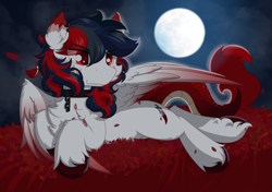 Size: 2937x2072 | Tagged: safe, alternate version, artist:焰心fireworks, imported from derpibooru, oc, oc only, dracony, dragon, hybrid, pegasus, pony, cheek fluff, chest fluff, dragon tail, high res, solo, tail