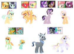 Size: 2000x1483 | Tagged: safe, artist:tragedy-kaz, imported from derpibooru, applejack, big macintosh, coloratura, fluttershy, jasmine leaf, king sombra, princess celestia, raspberry vinaigrette, snails, snips, starlight glimmer, stellar eclipse, oc, alicorn, pony, base used, celestibra, colt, female, fluttermac, gay, good king sombra, grin, lesbian, looking back, magical gay spawn, magical lesbian spawn, male, mare, offspring, parent:applejack, parent:big macintosh, parent:coloratura, parent:fluttershy, parent:jasmine leaf, parent:king sombra, parent:princess celestia, parent:raspberry vinaigrette, parent:snails, parent:snips, parent:starlight glimmer, parent:stellar eclipse, parents:celestibra, parents:fluttermac, parents:rarajack, parents:raspberryleaf, parents:snaps, rara, rarajack, raspberryleaf, screencap reference, shipping, simple background, smiling, snaps, stallion, straight, transparent background