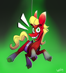 Size: 1252x1381 | Tagged: safe, artist:vampiredrawsponies, imported from derpibooru, sprout cloverleaf, earth pony, pony, g5, green smoke, male, my little pony: a new generation, solo, stallion