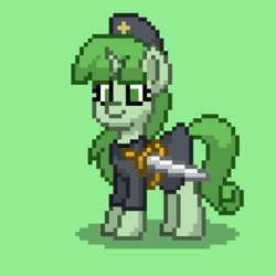 Size: 1080x1080 | Tagged: safe, imported from derpibooru, oc, pony, pony town, clone horse, green, solo