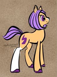 Size: 587x786 | Tagged: safe, artist:sallindaemon, imported from derpibooru, oc, oc only, oc:quickstep, earth pony, pony, female, mare, solo