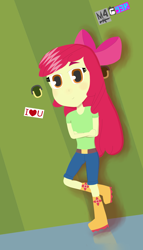 Size: 2000x3500 | Tagged: safe, artist:m4g93r, imported from derpibooru, apple bloom, equestria girls, high res, solo