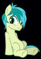 Size: 560x803 | Tagged: safe, edit, edited screencap, imported from derpibooru, screencap, sandbar, earth pony, pony, school daze, black background, cropped, cute, male, sandabetes, simple background, sitting, smiling, solo, teenager