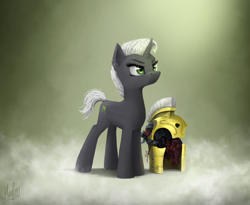 Size: 2860x2340 | Tagged: safe, artist:magfen, imported from derpibooru, oc, oc only, oc:stalwart stance, pony, unicorn, fanfic:obsidian: shards of sombra, fanfic art, high res, solo