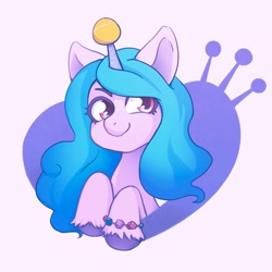 Size: 800x800 | Tagged: safe, artist:violetnight, imported from derpibooru, izzy moonbow, pony, unicorn, ball, cute, cutie mark, g5, izzy's tennis ball, izzybetes, my little pony: a new generation, solo, tennis ball