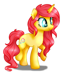 Size: 566x650 | Tagged: safe, artist:gihhbloonde, imported from derpibooru, oc, oc only, pony, unicorn, base used, eyelashes, female, mare, raised hoof, simple background, smiling, solo, transparent background