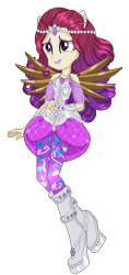 Size: 263x555 | Tagged: safe, artist:gihhbloonde, imported from derpibooru, oc, oc only, oc:condensed milk, equestria girls, base used, clothes, dress, eyelashes, female, simple background, smiling, solo, transparent background