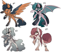 Size: 3951x3399 | Tagged: safe, artist:beamybutt, imported from derpibooru, oc, oc only, bat pony, earth pony, pony, bat pony oc, bat wings, ear fluff, high res, rearing, simple background, transparent background, wings