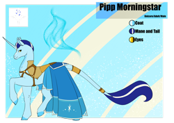 Size: 1920x1358 | Tagged: safe, artist:oneiria-fylakas, imported from derpibooru, oc, oc only, oc:pipp morningstar, pony, unicorn, clothes, dress, female, mare, palindrome get, reference sheet, solo