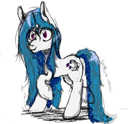 Size: 877x849 | Tagged: safe, artist:igorbanette, imported from derpibooru, oc, oc only, pony, unicorn, solo