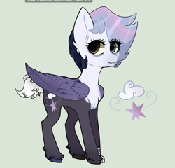 Size: 798x765 | Tagged: safe, artist:teaneey, imported from derpibooru, oc, oc only, pegasus, pony, base used, chest fluff, eyelashes, female, mare, pegasus oc, solo, unshorn fetlocks, wings