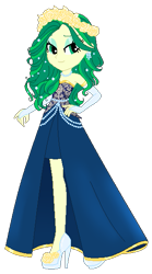 Size: 317x571 | Tagged: safe, artist:gihhbloonde, imported from derpibooru, oc, oc only, equestria girls, base used, bedroom eyes, clothes, dress, evening gloves, eyelashes, female, fingerless elbow gloves, fingerless gloves, floral head wreath, flower, gloves, high heels, long gloves, makeup, shoes, simple background, smiling, solo, transparent background