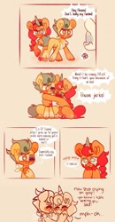 Size: 501x964 | Tagged: safe, artist:sockiepuppetry, imported from derpibooru, hitch trailblazer, sunny starscout, earth pony, pony, black eye, blushing, bully, bullying, colt, colt hitch trailblazer, comic, crying, cute, fake horn, female, filly, filly sunny starscout, friendship, g5, heartwarming, hitchbetes, hug, male, markings, my little pony: a new generation, one eye closed, open mouth, protecting, raised hoof, sad, sitting, sunnybetes, unshorn fetlocks, wholesome, younger