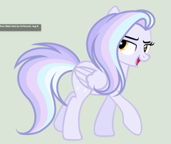 Size: 873x732 | Tagged: safe, artist:teaneey, imported from derpibooru, oc, oc only, pegasus, pony, base used, eyelashes, female, mare, pegasus oc, smiling, solo, wings