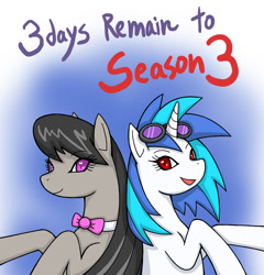 Size: 800x833 | Tagged: safe, artist:fang asian, imported from twibooru, octavia melody, earth pony, pony, unicorn, season 3, countdown, female, image, mare, needs more jpeg