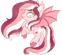 Size: 2580x2312 | Tagged: safe, artist:piichu-pi, imported from derpibooru, oc, oc only, oc:sugar lust, bat pony, pony, chibi, female, high res, mare, simple background, solo, transparent background