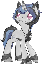 Size: 1531x2352 | Tagged: safe, artist:piichu-pi, imported from derpibooru, oc, oc only, oc:haorfrost rime, pony, unicorn, male, simple background, solo, stallion, transparent background