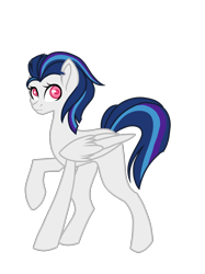 Size: 1810x2414 | Tagged: safe, artist:enifersuch, imported from derpibooru, oc, oc only, pegasus, pony, female, mare, pegasus oc, raised hoof, simple background, solo, transparent background, wings