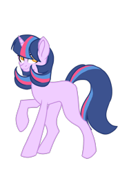 Size: 1810x2414 | Tagged: safe, artist:enifersuch, imported from derpibooru, oc, oc only, pony, unicorn, female, horn, mare, not twilight sparkle, raised hoof, simple background, smiling, solo, transparent background, unicorn oc