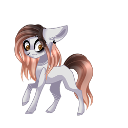 Size: 768x768 | Tagged: safe, artist:enifersuch, imported from derpibooru, oc, oc only, earth pony, pony, female, makeup, mare, raised hoof, simple background, smiling, solo, transparent background