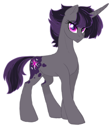 Size: 1490x1706 | Tagged: safe, artist:not-ordinary-pony, derpibooru exclusive, imported from derpibooru, oc, oc only, oc:midnight light, unicorn, derpibooru community collaboration, 2022 community collab, female, mare, simple background, solo, transparent background