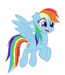 Size: 1280x1466 | Tagged: safe, artist:benpictures1, imported from ponybooru, rainbow dash, pegasus, pony, my little pony: the movie, concerned, cute, dashabetes, female, inkscape, mare, simple background, solo, transparent background, vector