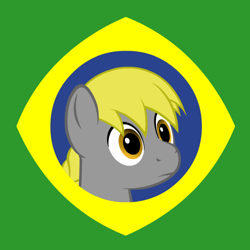 Size: 500x500 | Tagged: safe, imported from derpibooru, derpy hooves, pegasus, pony, brazil, female, mare, solo