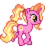 Size: 90x92 | Tagged: safe, artist:botchan-mlp, imported from derpibooru, luster dawn, pony, unicorn, animated, pixel art, solo, trotting