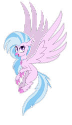 Size: 784x1352 | Tagged: safe, artist:darkgred, imported from derpibooru, silverstream, classical hippogriff, hippogriff, female, simple background, solo, transparent background