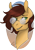 Size: 537x769 | Tagged: artist needed, safe, imported from derpibooru, oc, oc only, oc:type writer, pegasus, pony, bust, glasses, male, portrait, semi-transparent background, solo