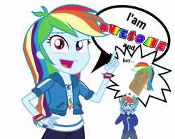 Size: 4725x3750 | Tagged: safe, artist:urhangrzerg, imported from derpibooru, rainbow dash, equestria girls, equestria guys, male, rainbow blitz, rule 63, self paradox