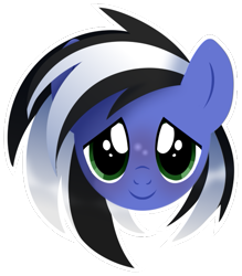 Size: 507x579 | Tagged: safe, artist:reptaurdrawsmlp, artist:tired-horse-studios, imported from derpibooru, oc, oc only, oc:dicemare, pony, bust, female, mare, portrait, simple background, solo, transparent background
