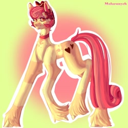 Size: 1280x1280 | Tagged: safe, artist:malarunych, imported from derpibooru, oc, oc only, pony, cutie mark, heart, solo