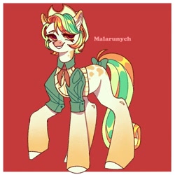 Size: 1000x1000 | Tagged: safe, artist:malarunych, imported from derpibooru, oc, oc only, earth pony, pony, earth pony oc, solo