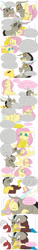 Size: 2894x19270 | Tagged: safe, artist:snspony, imported from derpibooru, discord, fluttershy, draconequus, pegasus, pony, comic, crying, dialogue, discoshy, female, hug, male, plot twist, shipping, straight, tongue out