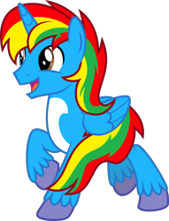 Size: 4000x5226 | Tagged: safe, artist:melisareb, imported from derpibooru, oc, oc only, oc:shield wing, alicorn, pony, derpibooru community collaboration, 2022 community collab, absurd resolution, alicorn oc, happy, horn, male, raised hoof, show accurate, simple background, solo, stallicorn, stallion, transparent background, unshorn fetlocks, vector, wings