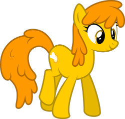 Size: 4217x4000 | Tagged: safe, artist:melisareb, imported from derpibooru, oc, oc only, oc:marigold sunshine, earth pony, pony, absurd resolution, female, mare, show accurate, simple background, solo, transparent background, vector